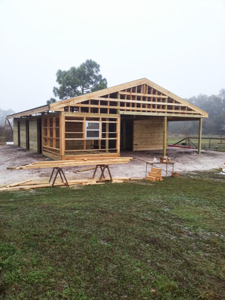 Pole barn built by Buildings By Bill in Florida