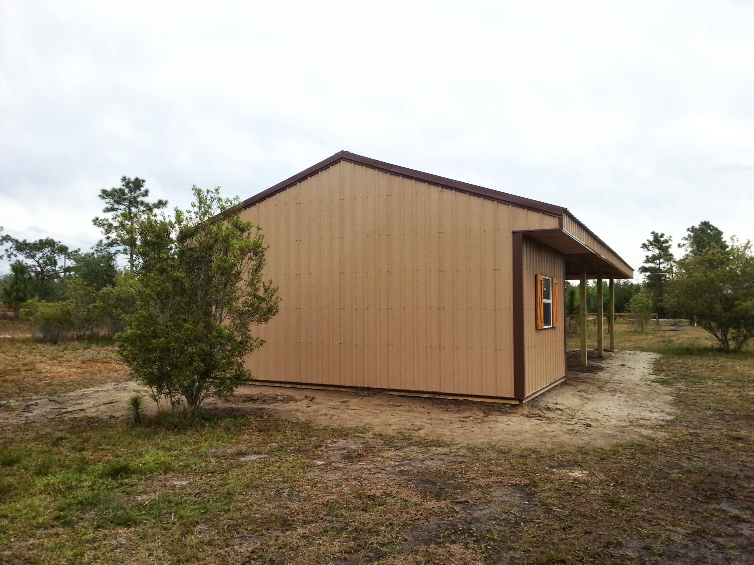 Custom barn built by Buildings By Bill near Clermont, Florida
