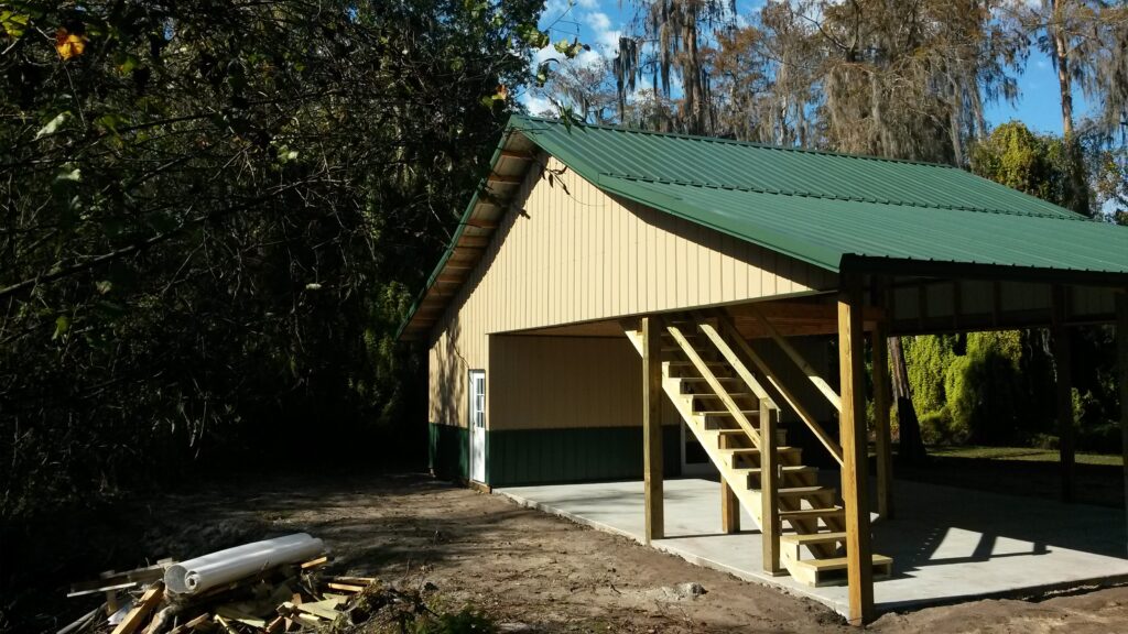 24x60 Garage with Storage built by Buildings By Bill in Florida